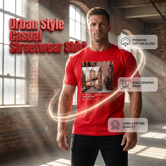 👕 49% OFF NOW! ⏰ Urban Style New York City Short Sleeve Top – Soft cotton, iconic NYC print & breathable – perfect for casual days, travel or city-inspired looks 🗽