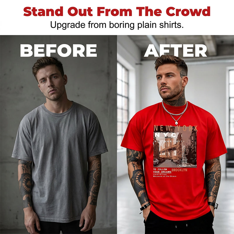 👕 49% OFF NOW! ⏰ Urban Style New York City Short Sleeve Top – Soft cotton, iconic NYC print & breathable – perfect for casual days, travel or city-inspired looks 🗽