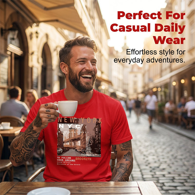👕 49% OFF NOW! ⏰ Urban Style New York City Short Sleeve Top – Soft cotton, iconic NYC print & breathable – perfect for casual days, travel or city-inspired looks 🗽