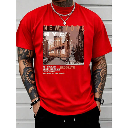 👕 49% OFF NOW! ⏰ Urban Style New York City Short Sleeve Top – Soft cotton, iconic NYC print & breathable – perfect for casual days, travel or city-inspired looks 🗽