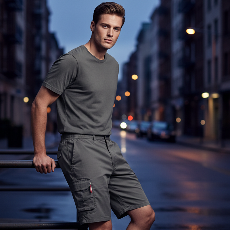 📢📢49% OFF !! ⏰Men's Cargo Shorts – Elastic Waist, Multi-Pocket, Durable 🍁