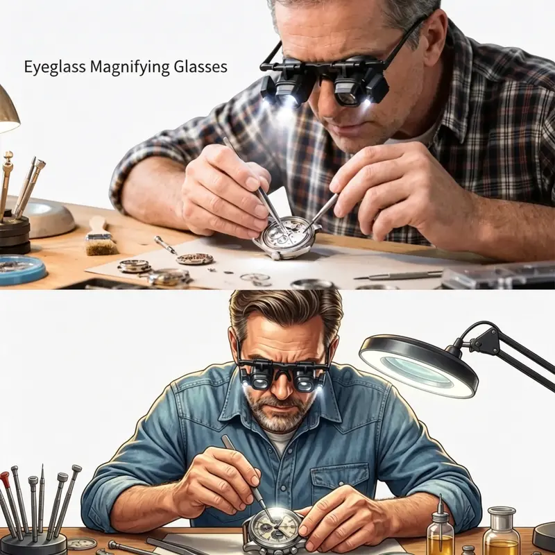 📢📢49% OFF !! ⏰Precision LED Magnifier for Electronics & Crafts