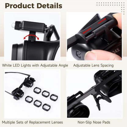 📢📢49% OFF !! ⏰Precision LED Magnifier for Electronics & Crafts