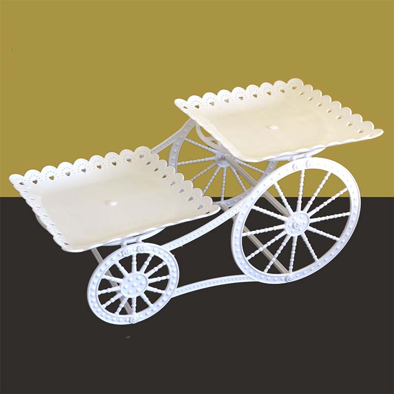 🍰 LIMITED-TIME 49% OFF! ✨ Two-Tier Carriage Serving Stand – Elegant, Heart Details, Tool-Free Assembly 🍽️