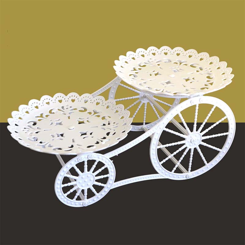 🍰 LIMITED-TIME 49% OFF! ✨ Two-Tier Carriage Serving Stand – Elegant, Heart Details, Tool-Free Assembly 🍽️