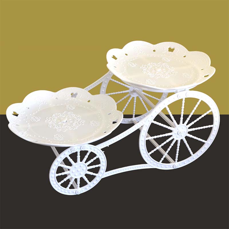 🍰 LIMITED-TIME 49% OFF! ✨ Two-Tier Carriage Serving Stand – Elegant, Heart Details, Tool-Free Assembly 🍽️