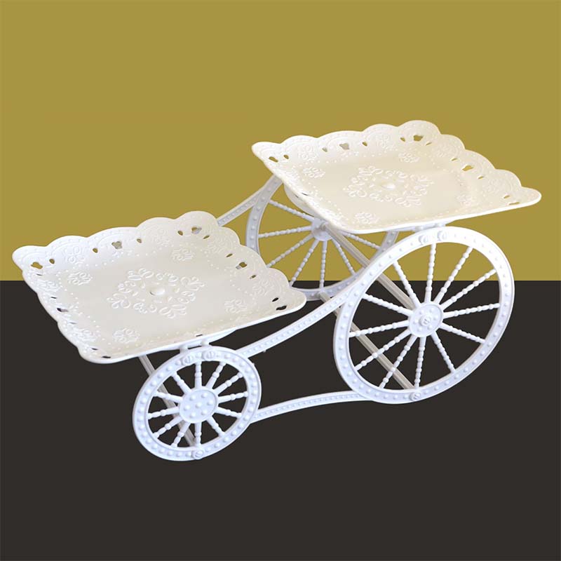 🍰 LIMITED-TIME 49% OFF! ✨ Two-Tier Carriage Serving Stand – Elegant, Heart Details, Tool-Free Assembly 🍽️