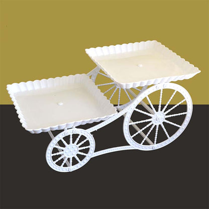 🍰 LIMITED-TIME 49% OFF! ✨ Two-Tier Carriage Serving Stand – Elegant, Heart Details, Tool-Free Assembly 🍽️