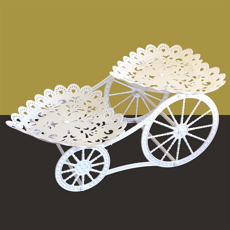 🍰 LIMITED-TIME 49% OFF! ✨ Two-Tier Carriage Serving Stand – Elegant, Heart Details, Tool-Free Assembly 🍽️