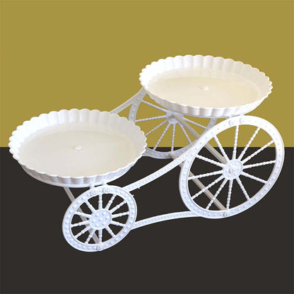 🍰 LIMITED-TIME 49% OFF! ✨ Two-Tier Carriage Serving Stand – Elegant, Heart Details, Tool-Free Assembly 🍽️