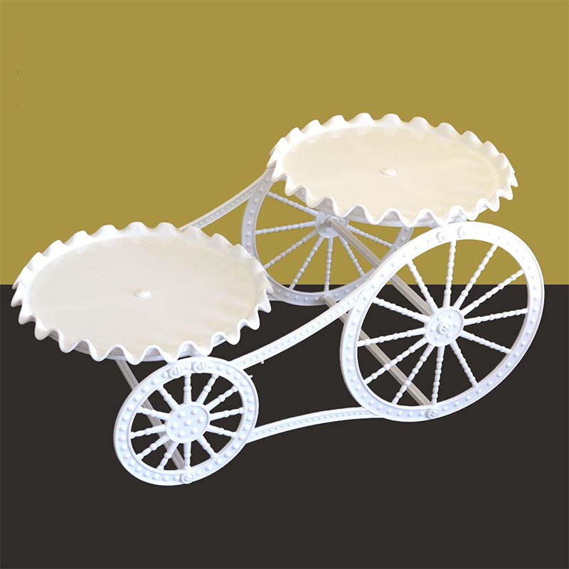 🍰 LIMITED-TIME 49% OFF! ✨ Two-Tier Carriage Serving Stand – Elegant, Heart Details, Tool-Free Assembly 🍽️