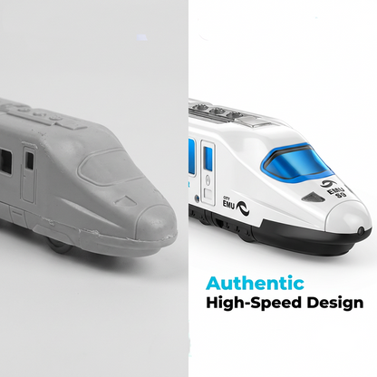 🚂 49% OFF NOW! ✨ Electric Bullet Train Toy – Light-Up, Bump & Go, with Music – Interactive design, perfect for toddlers – develops motor skills and imagination 🎶