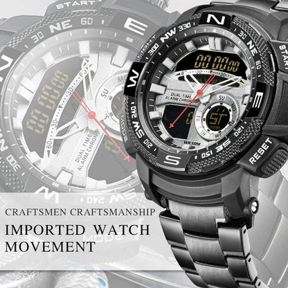 📢📢49% OFF !! ⏰Men's Dual-Display Sports Watch