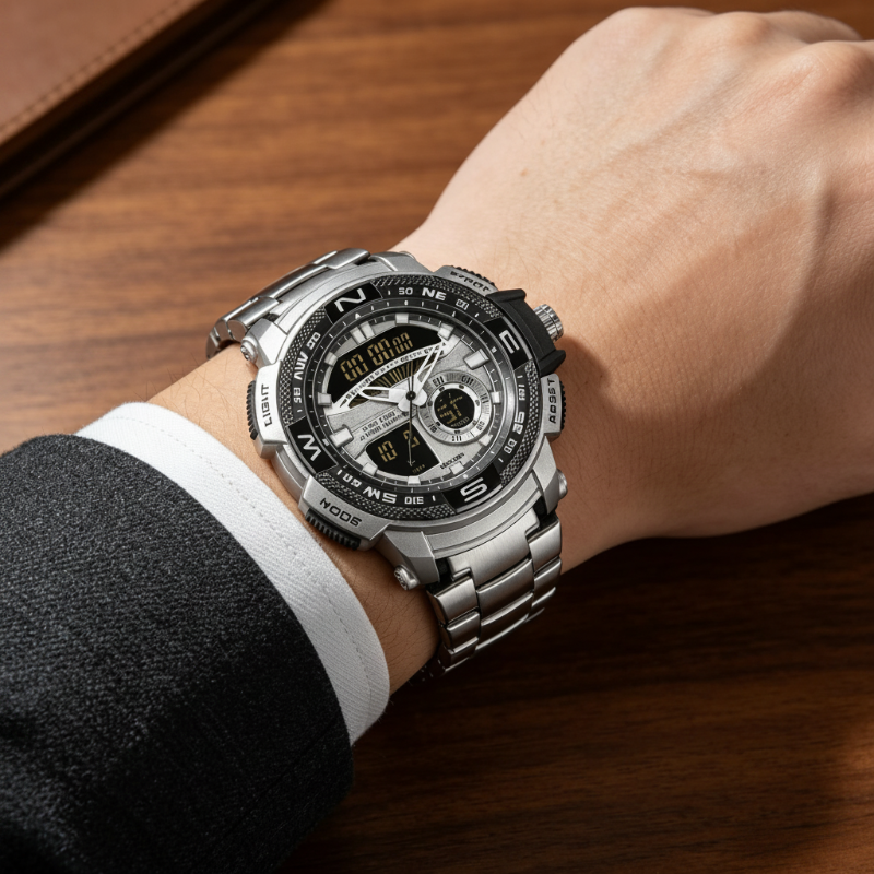 📢📢49% OFF !! ⏰Men's Dual-Display Sports Watch