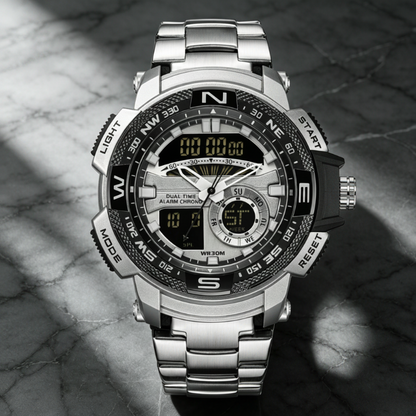 📢📢49% OFF !! ⏰Men's Dual-Display Sports Watch