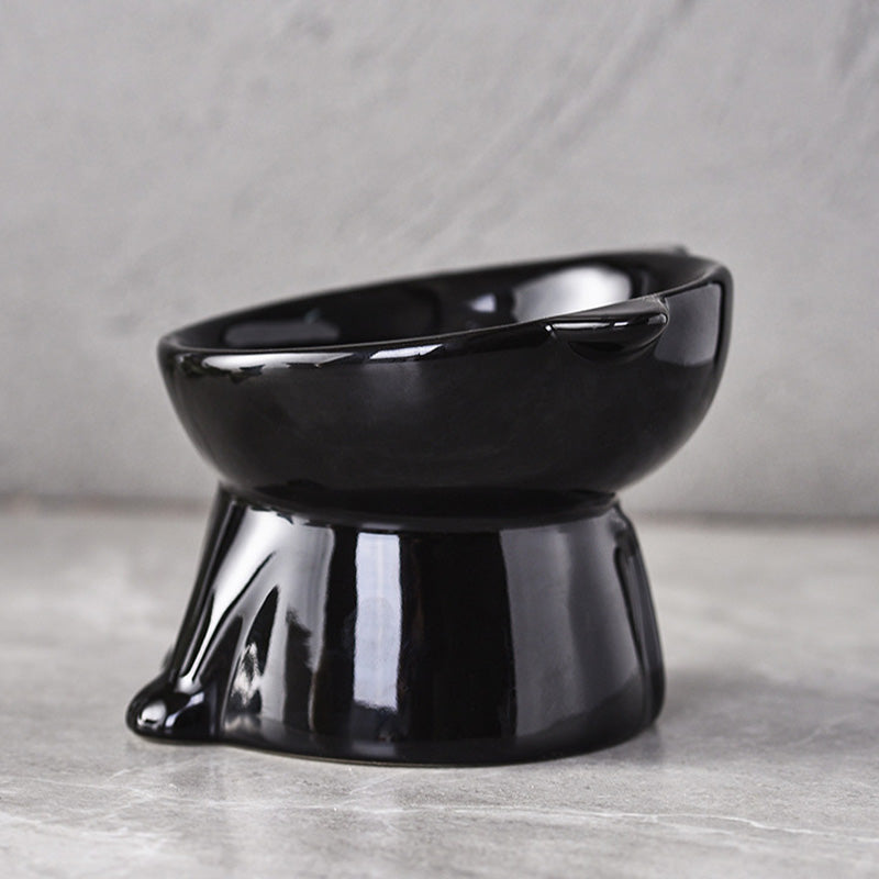 🐱 LIMITED-TIME 49% OFF! ✨ Ergonomic Elevated Cat Bowl – 15° Tilt, Anti-Ti