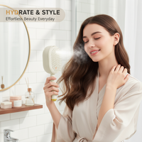 💖LAST DAY SALE 49% OFF💁‍♀️✨Electric Spray Air Cushion Massage Comb💨| Self-Cleaning Anti-Tangle ✨ | Perfect for Dry, Brittle Hair 💧🌟