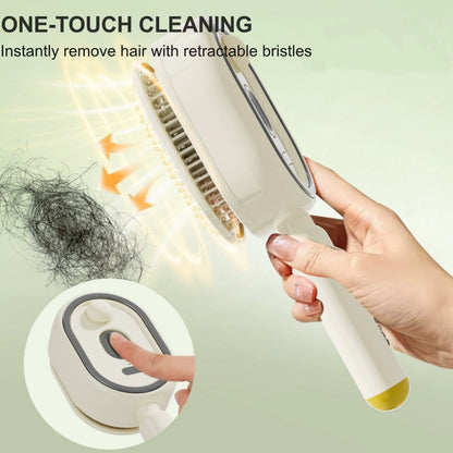 💖LAST DAY SALE 49% OFF💁‍♀️✨Electric Spray Air Cushion Massage Comb💨| Self-Cleaning Anti-Tangle ✨ | Perfect for Dry, Brittle Hair 💧🌟
