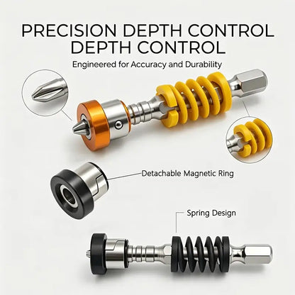 ⏳Time-Limited Special⏰Magnetic Depth Stop Screwdriver Bit Holder