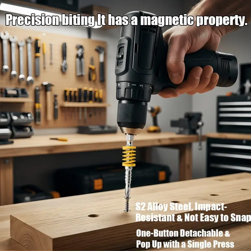 ⏳Time-Limited Special⏰Magnetic Depth Stop Screwdriver Bit Holder