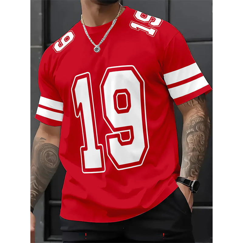 👕 LIMITED-TIME 49% OFF! ✨ Sporty Number Print T-Shirt – Athletic Jersey, Breathable, Relaxed Fit 🏀