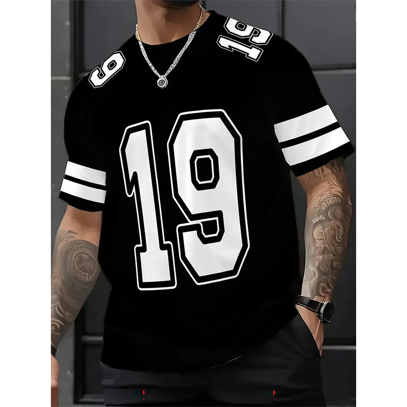 👕 LIMITED-TIME 49% OFF! ✨ Sporty Number Print T-Shirt – Athletic Jersey, Breathable, Relaxed Fit 🏀