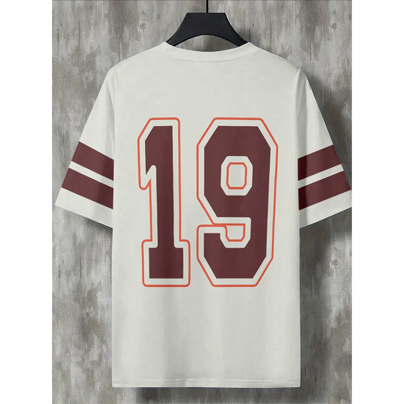 👕 LIMITED-TIME 49% OFF! ✨ Sporty Number Print T-Shirt – Athletic Jersey, Breathable, Relaxed Fit 🏀