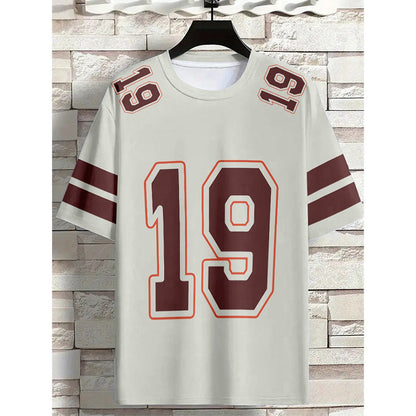 👕 LIMITED-TIME 49% OFF! ✨ Sporty Number Print T-Shirt – Athletic Jersey, Breathable, Relaxed Fit 🏀