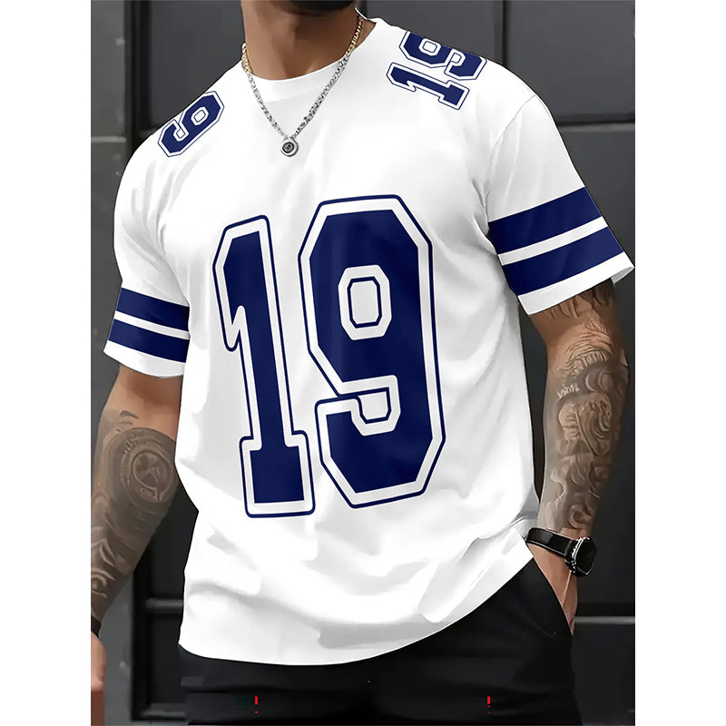 👕 LIMITED-TIME 49% OFF! ✨ Sporty Number Print T-Shirt – Athletic Jersey, Breathable, Relaxed Fit 🏀