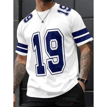 👕 LIMITED-TIME 49% OFF! ✨ Sporty Number Print T-Shirt – Athletic Jersey, Breathable, Relaxed Fit 🏀