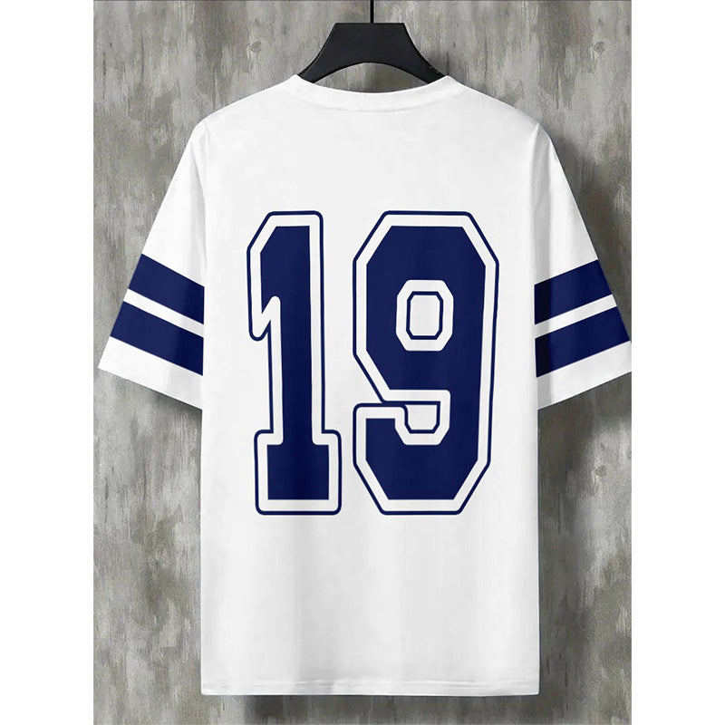 👕 LIMITED-TIME 49% OFF! ✨ Sporty Number Print T-Shirt – Athletic Jersey, Breathable, Relaxed Fit 🏀