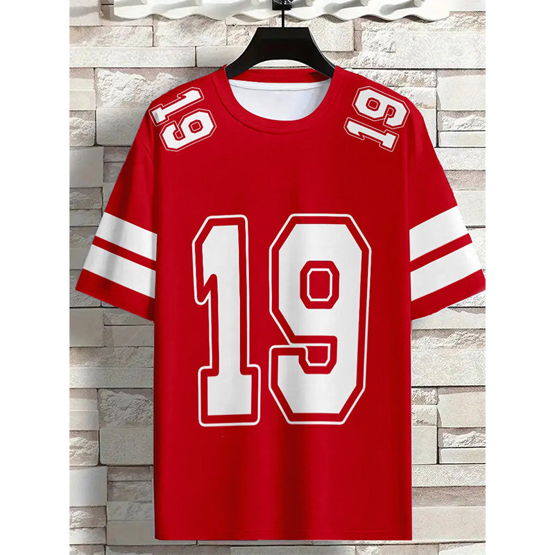 👕 LIMITED-TIME 49% OFF! ✨ Sporty Number Print T-Shirt – Athletic Jersey, Breathable, Relaxed Fit 🏀