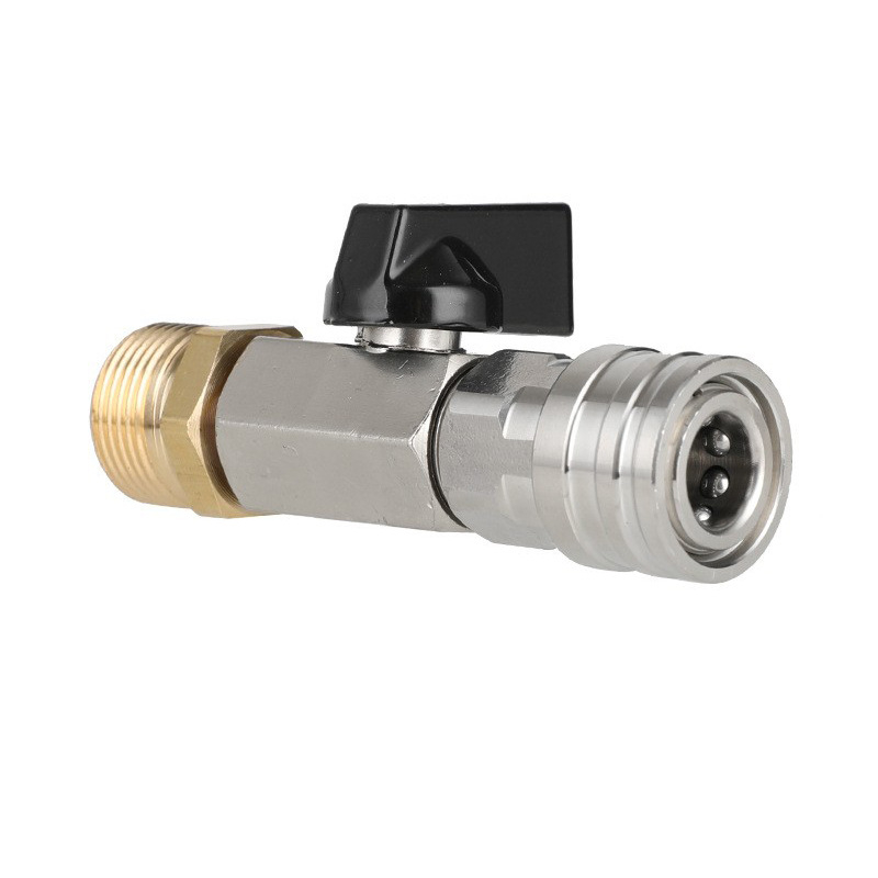 🔧 LIMITED-TIME 49% OFF! ✨ Pressure Washer Shut-Off Valve – Quick Connect, Brass, M22 Fitting 💦