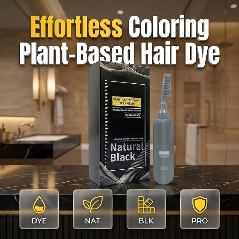✨ LIMITED-TIME 49% OFF! 🌿 Plant-Based Comb-In Hair Dye – Easy, Gray Coverage, Nourishing Formula ✨
