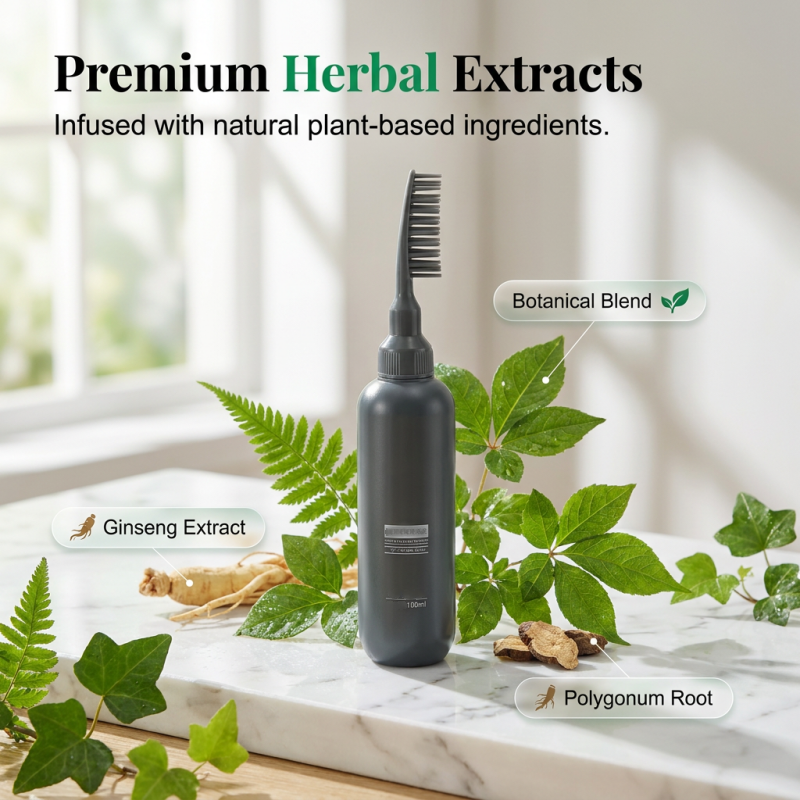 ✨ LIMITED-TIME 49% OFF! 🌿 Plant-Based Comb-In Hair Dye – Easy, Gray Coverage, Nourishing Formula ✨