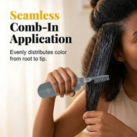 ✨ LIMITED-TIME 49% OFF! 🌿 Plant-Based Comb-In Hair Dye – Easy, Gray Coverage, Nourishing Formula ✨