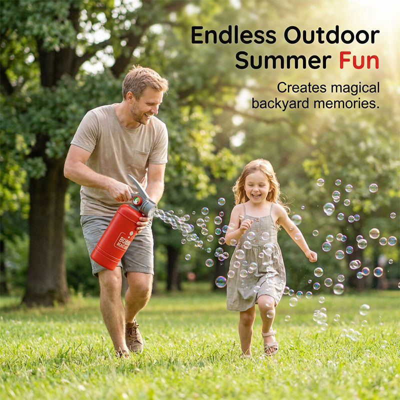 🧯Fire extinguisher-shaped bubble blower – Little Dreamer🌬️