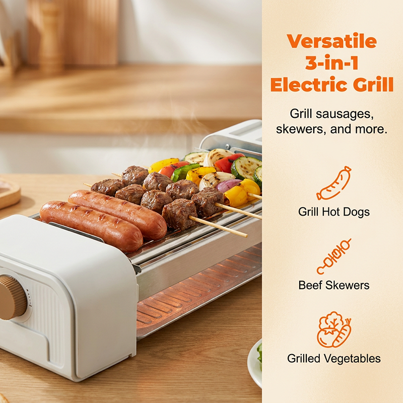 📢📢38% OFF !!⏰Automatic Rotating Sausage Grill
