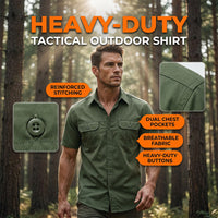 💥 Limited-45% OFF Offer 👕 Men’s Short Sleeve Tactical Shirt – Sleek, Practical & Easy to Style ✨