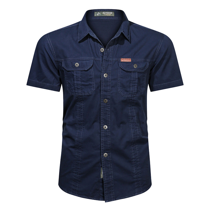 💥 Limited-45% OFF Offer 👕 Men’s Short Sleeve Tactical Shirt – Sleek, Practical & Easy to Style ✨