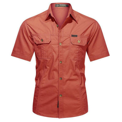 💥 Limited-45% OFF Offer 👕 Men’s Short Sleeve Tactical Shirt – Sleek, Practical & Easy to Style ✨