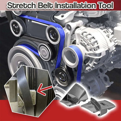 🔧 LIMITED-TIME 49% OFF! ✨ Stretch Belt Tool Set – Remover & Installer, Aluminum, Easy to Use 🚗