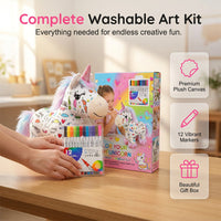 🦄Last day sale 49% OFF🔥DIY Color-In Unicorn Plush Toy Kit