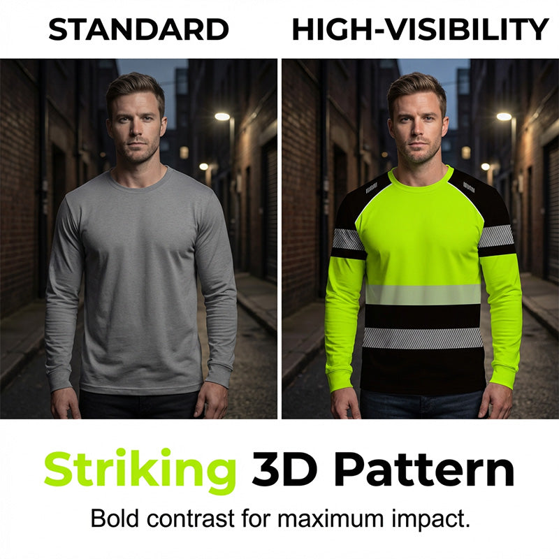 🎁2026 New Arrivals 49% OFF💥Men's Printed Round-neck Long-sleeve Shirt🏃‍♂️