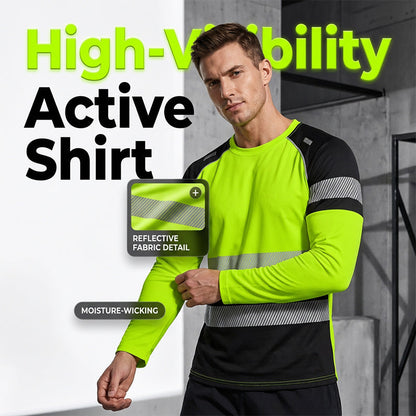 🎁2026 New Arrivals 49% OFF💥Men's Printed Round-neck Long-sleeve Shirt🏃‍♂️