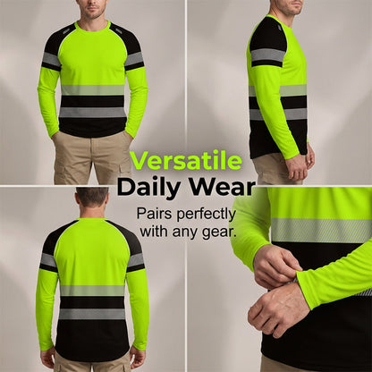 🎁2026 New Arrivals 49% OFF💥Men's Printed Round-neck Long-sleeve Shirt🏃‍♂️