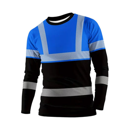 🎁2026 New Arrivals 49% OFF💥Men's Printed Round-neck Long-sleeve Shirt🏃‍♂️