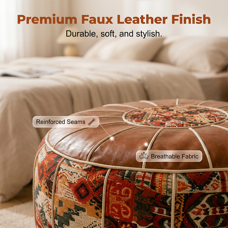 🛋️ LIMITED-TIME 49% OFF! ✨ Multifunctional Storage Ottoman Pouf – Decorative, Spacious, Versatile 🏠