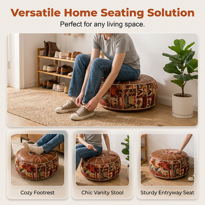 🛋️ LIMITED-TIME 49% OFF! ✨ Multifunctional Storage Ottoman Pouf – Decorative, Spacious, Versatile 🏠