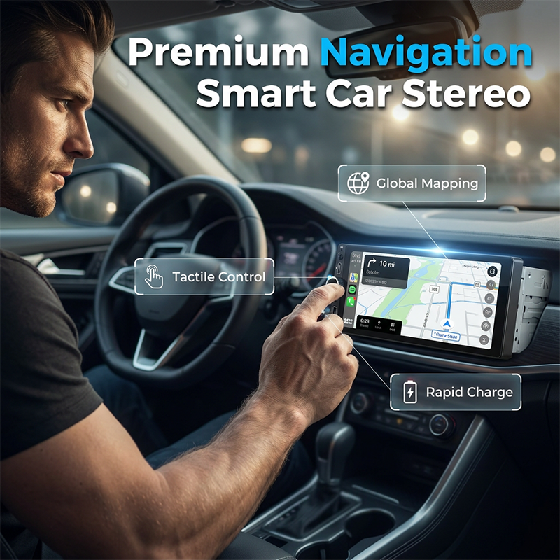 🏆LAST DAY SALE 49% OFF🔥Smart Car Stereo with WiFi, GPS Navigation, and Backup Camera